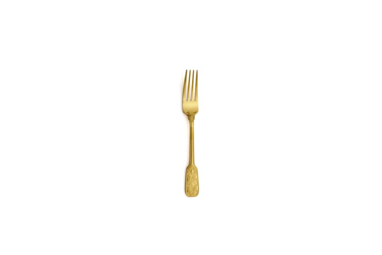 Versailles Satin Gold Kuchen Gabel