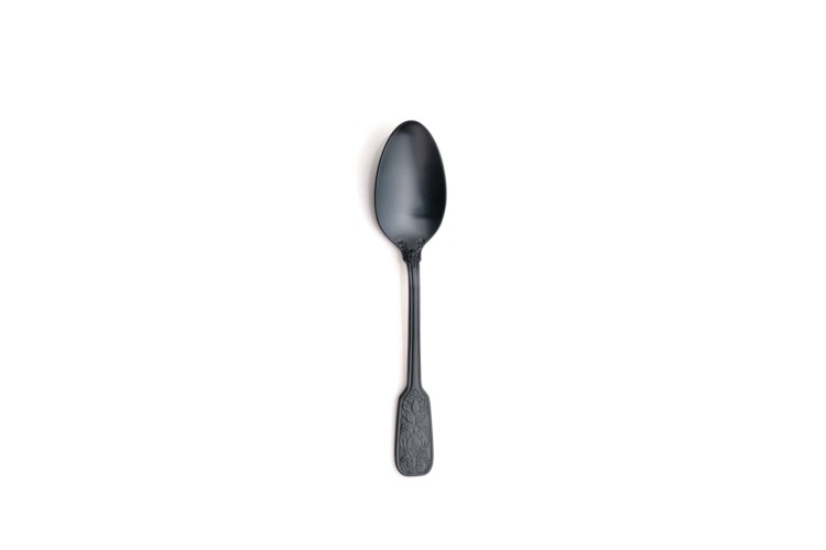 Versailles Satin Schwarz Dessertlöffel