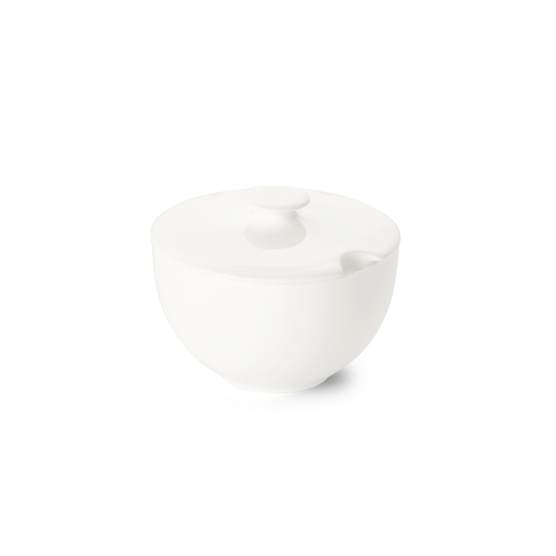 Weißes Zuckergefäß (0,25l)