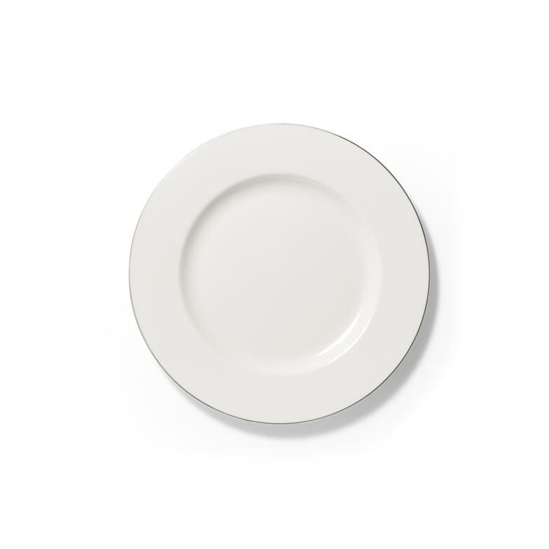 Dessertteller mit Platinrand (21cm)