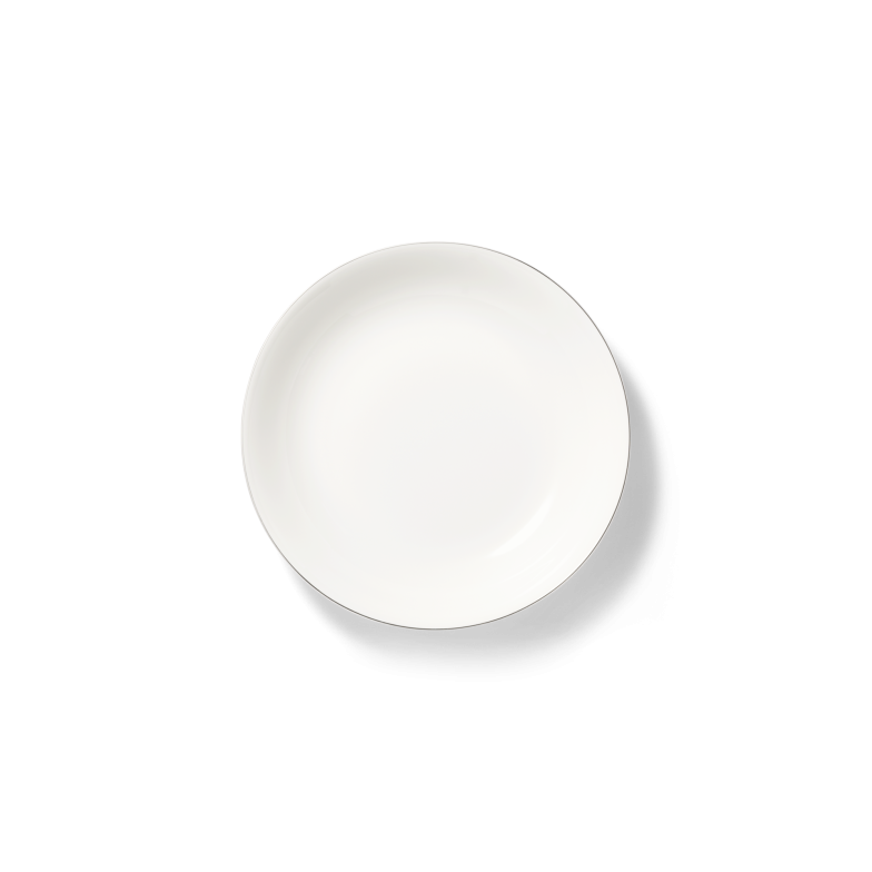 Bol à salade avec bord en platine (19cm; 0,4l)