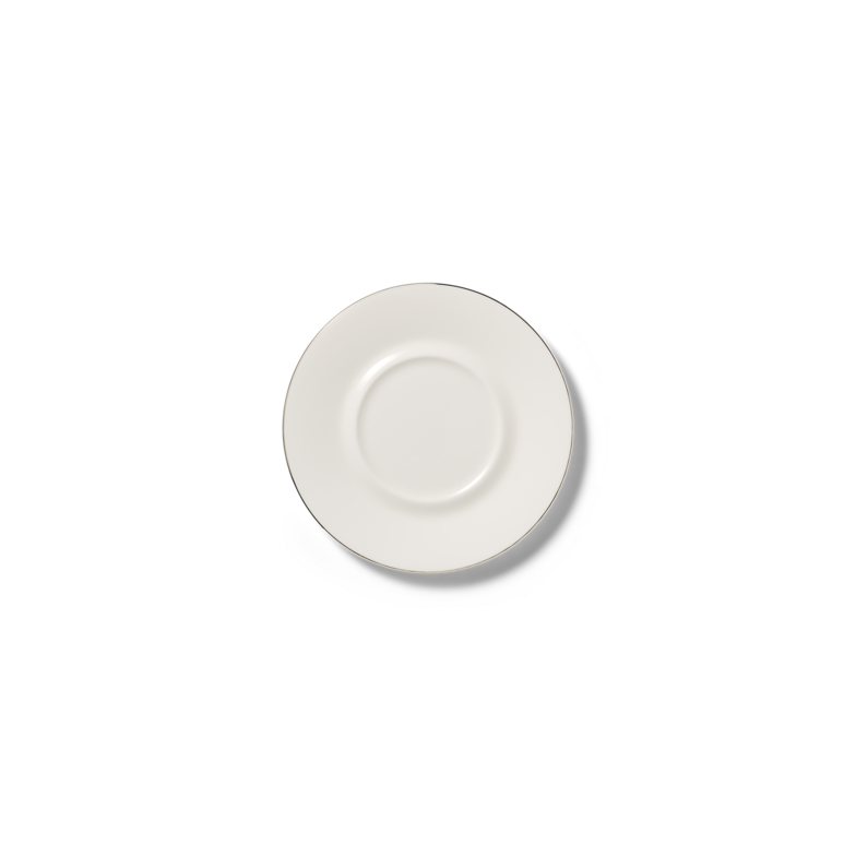Soucoupe à espresso bord en platine (12 cm ; 0,1 l)