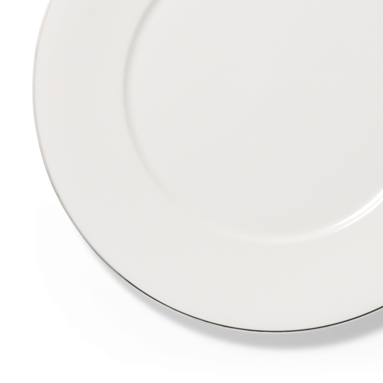 Brotteller mit Platinrand (17cm)