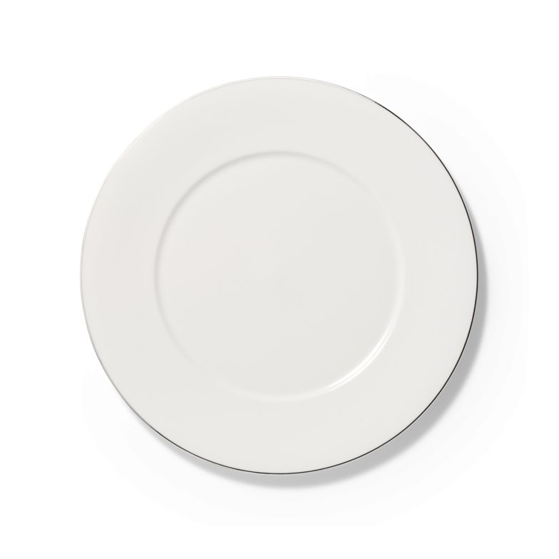 Dinerteller mit Platinrand (28cm)