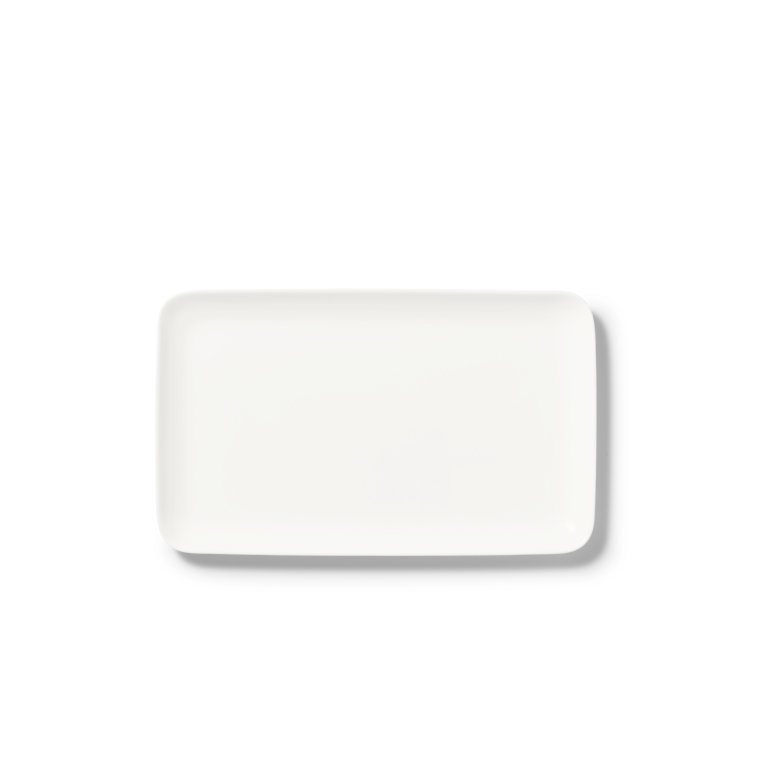 Plat Rectangulaire Blanc (25cm)