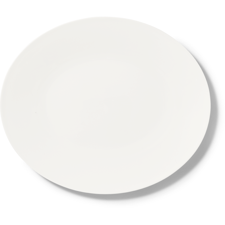 Oval Platter White (28cm)