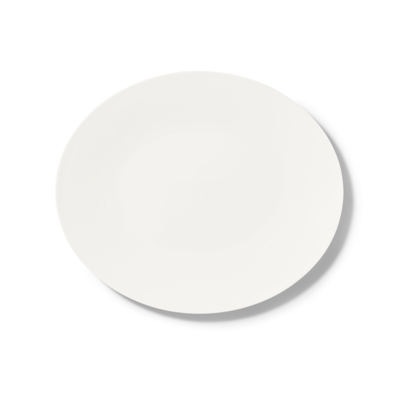Oval Platter White (32cm)