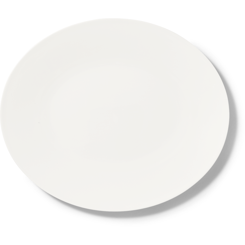 Oval Platter White (32cm)