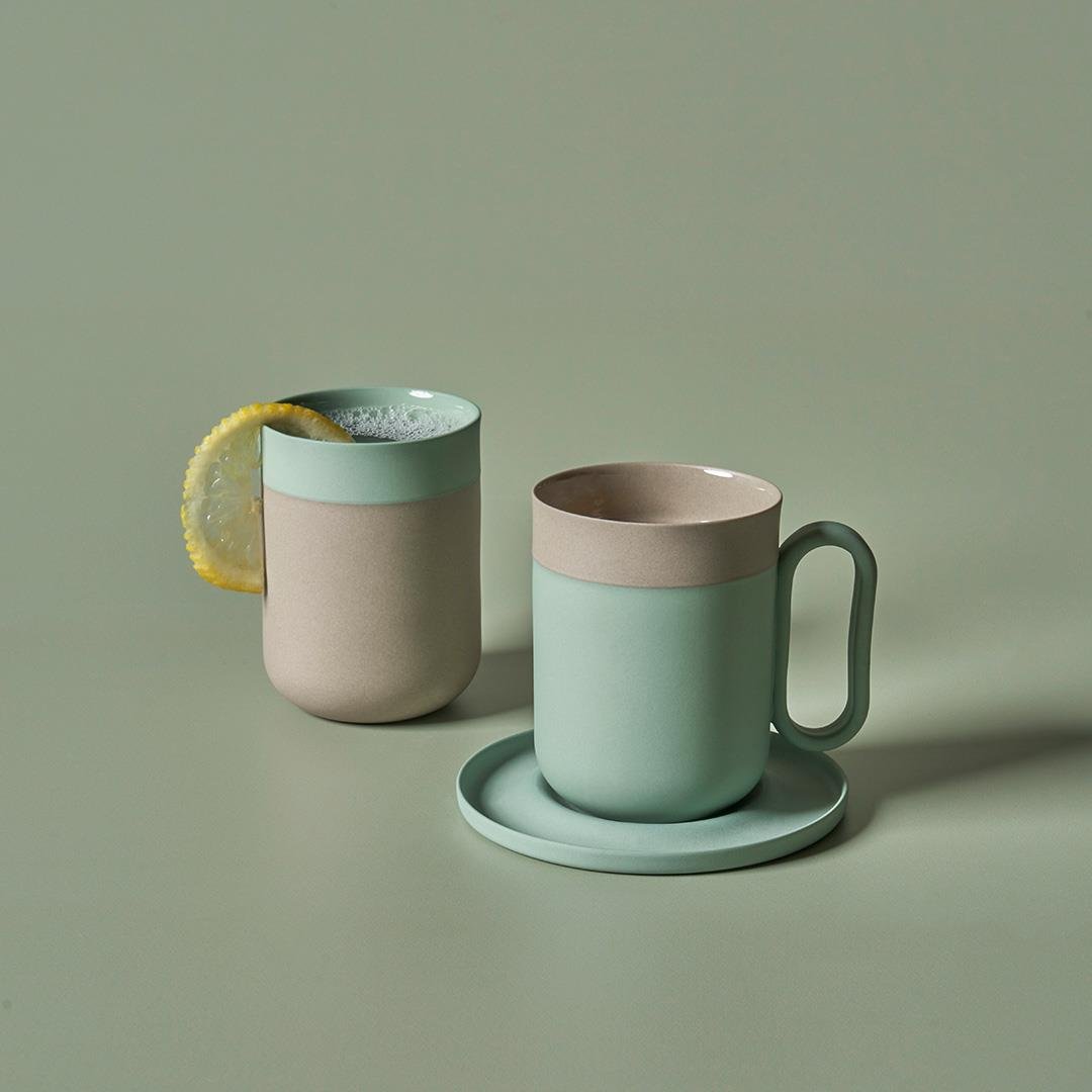 Capsule Tea Cup Saucer Ivory