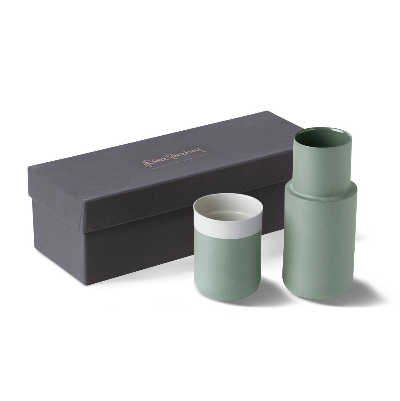 Capsule Jug Set Aqua - Aqua & Ivory