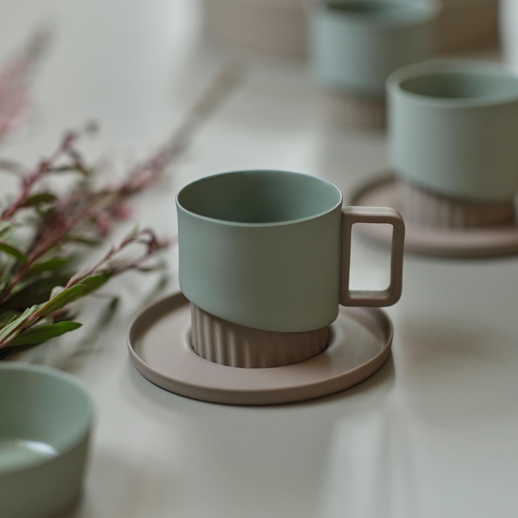 Ivory Tea Saucer Single Colour