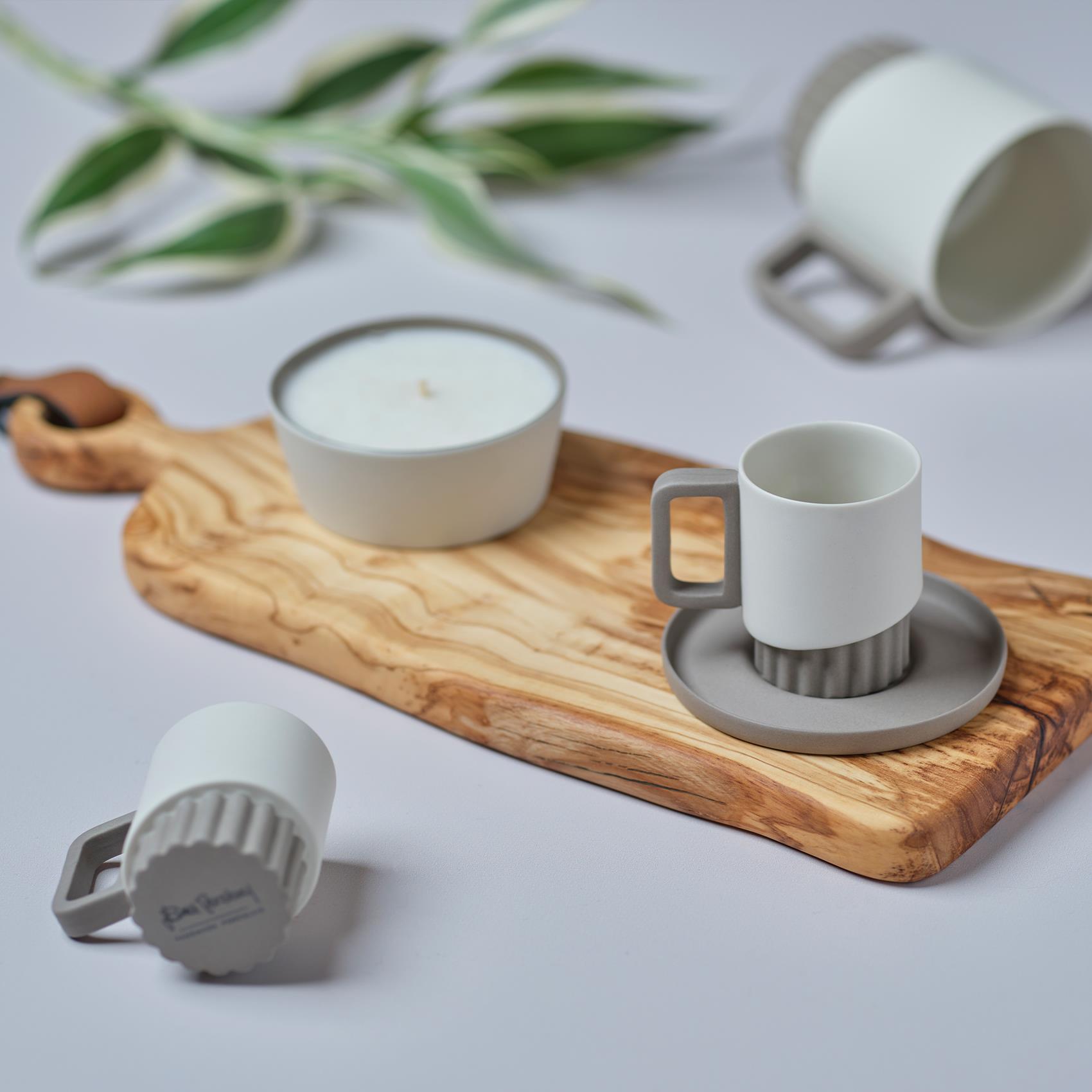 Corinth Espresso Saucer Ivory