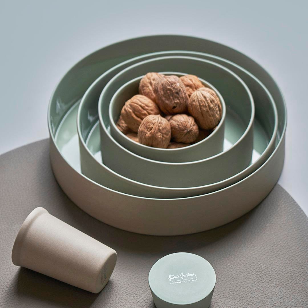 Cylinder Large Bowl Double Colour