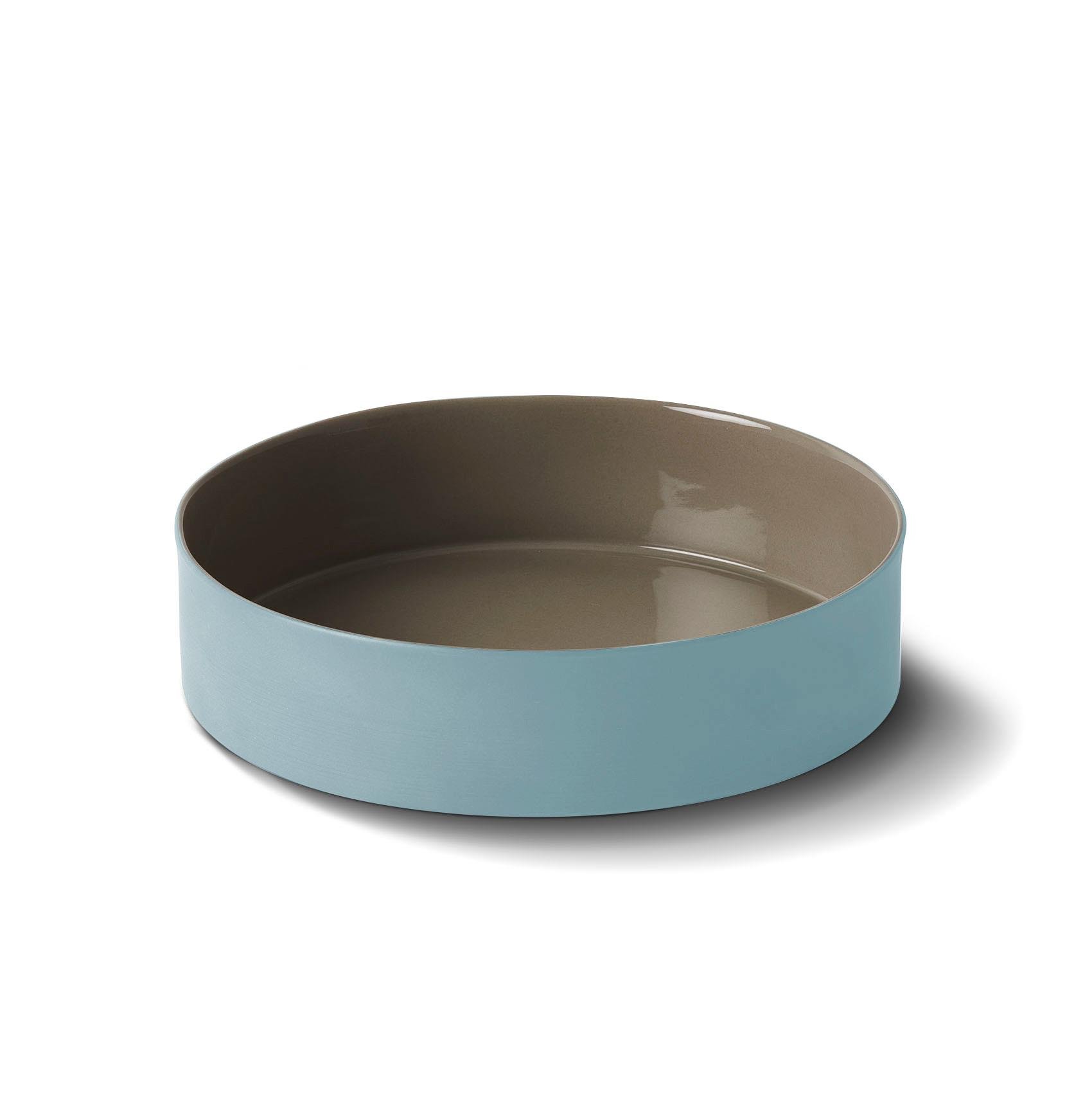 Cylinder Salad Bowl Double Colour Ivory