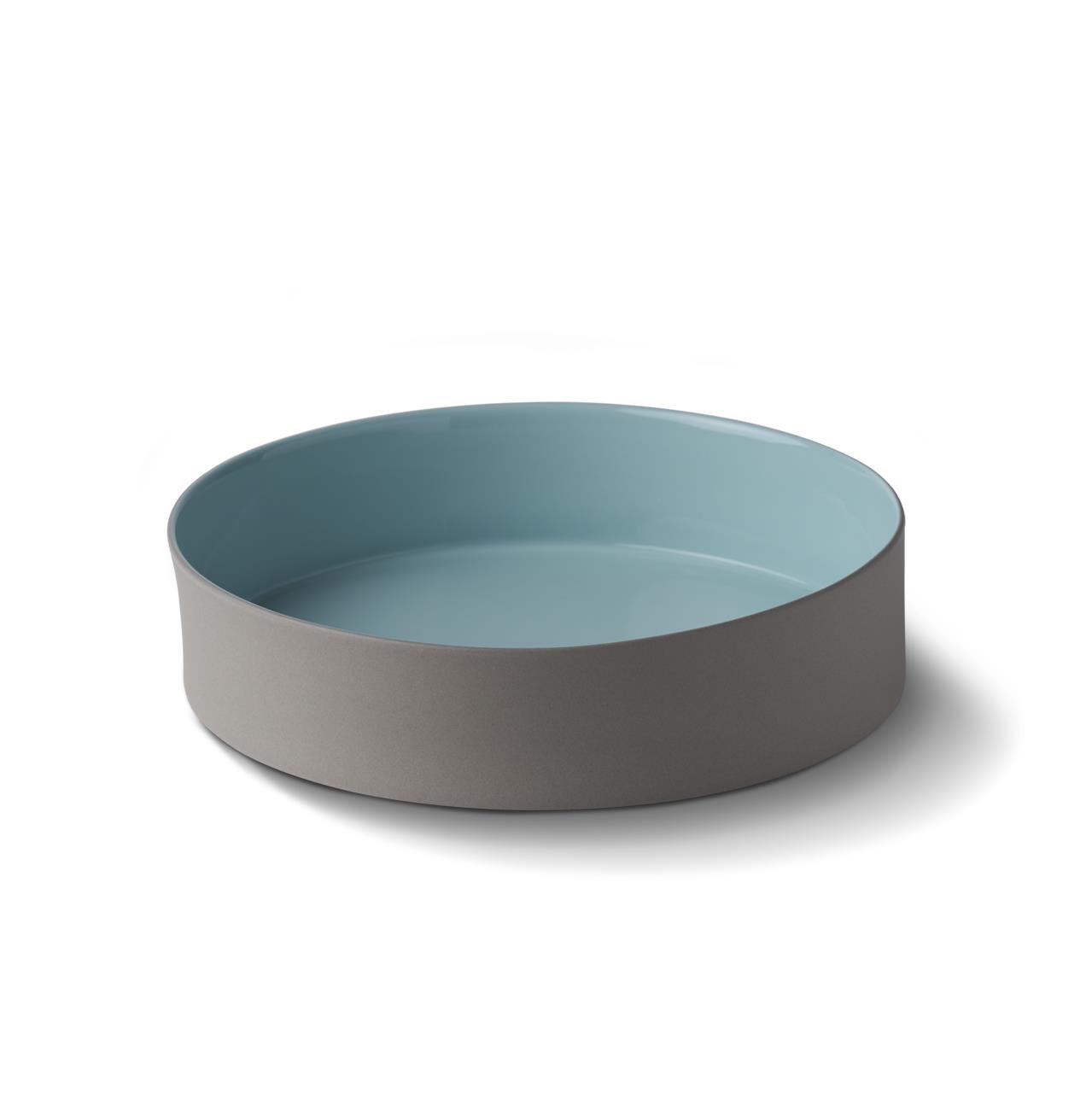 Cylinder Salad Bowl Double Colour Ivory