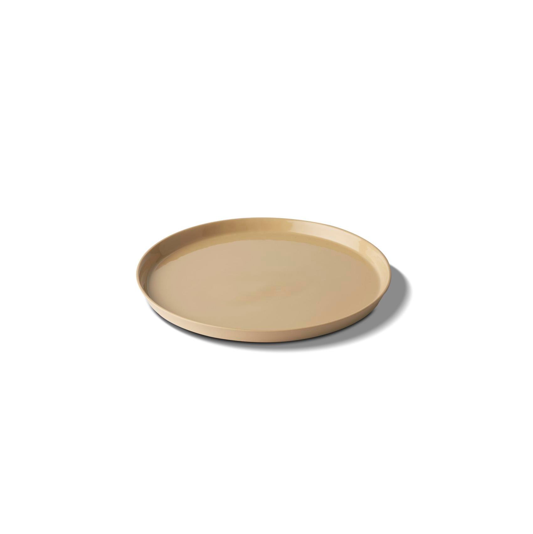 Round Dessert Plate Single Colour Aqua