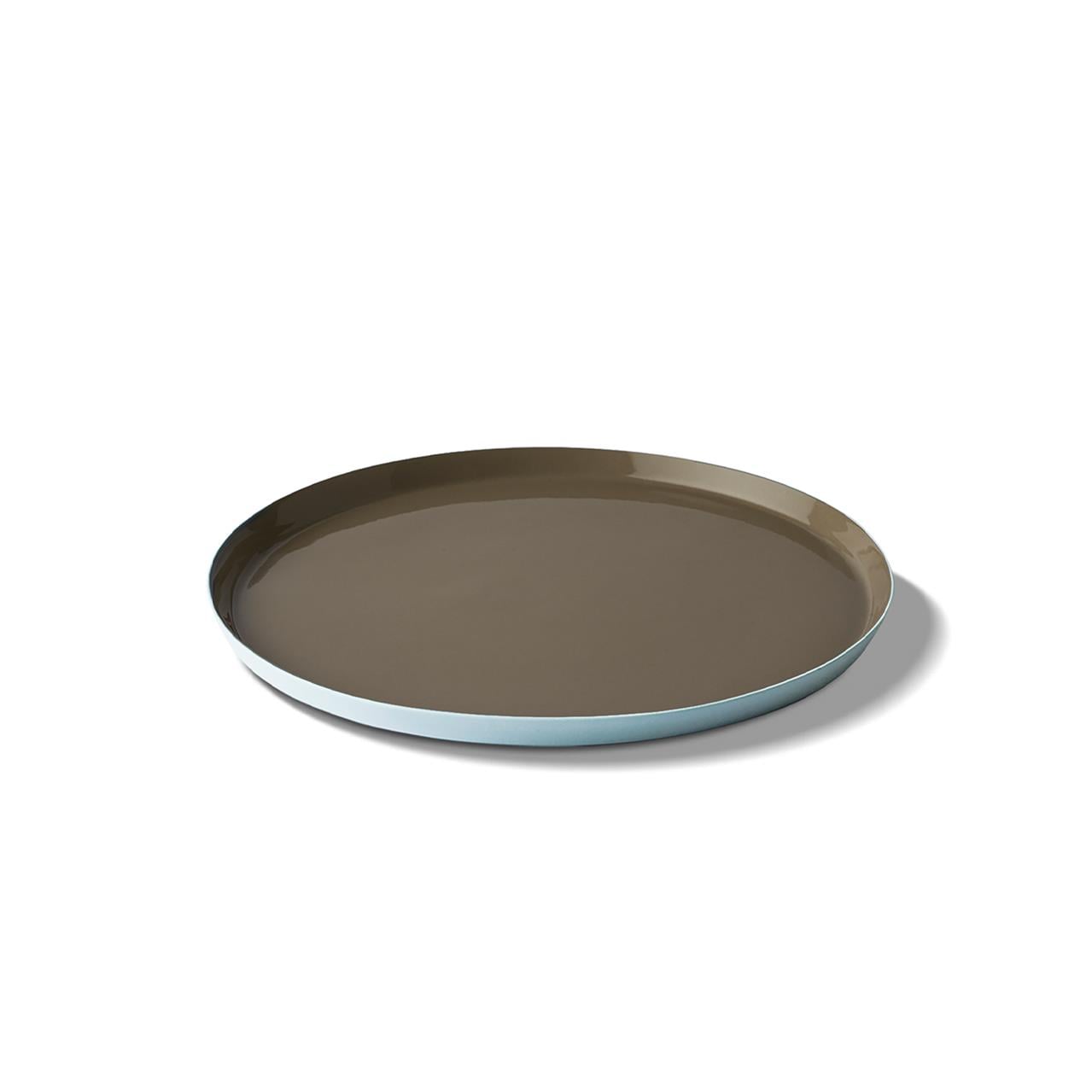Round Starter Plate Double Colour Ivory
