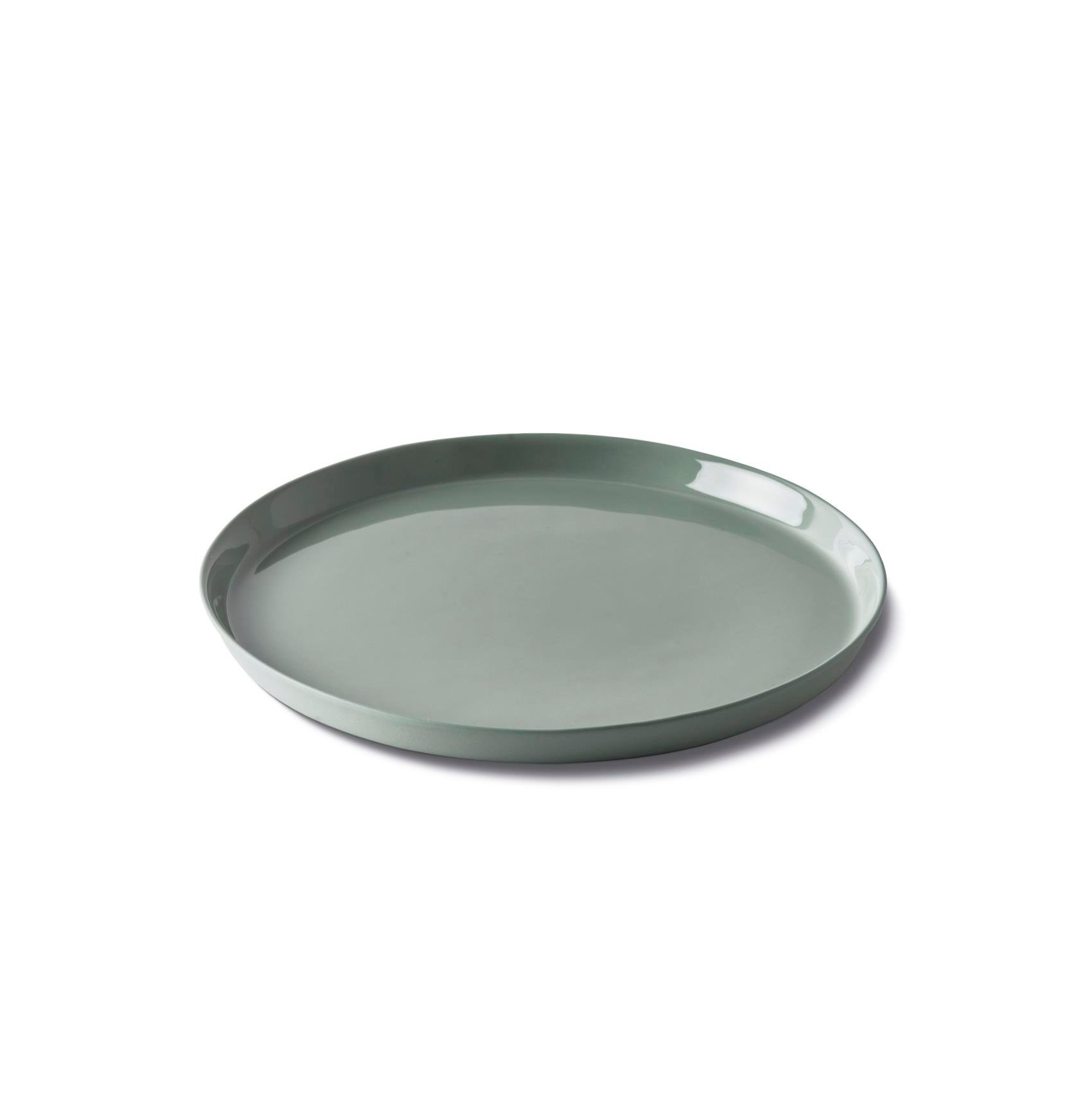 Round Starter Plate Single Colour Aqua