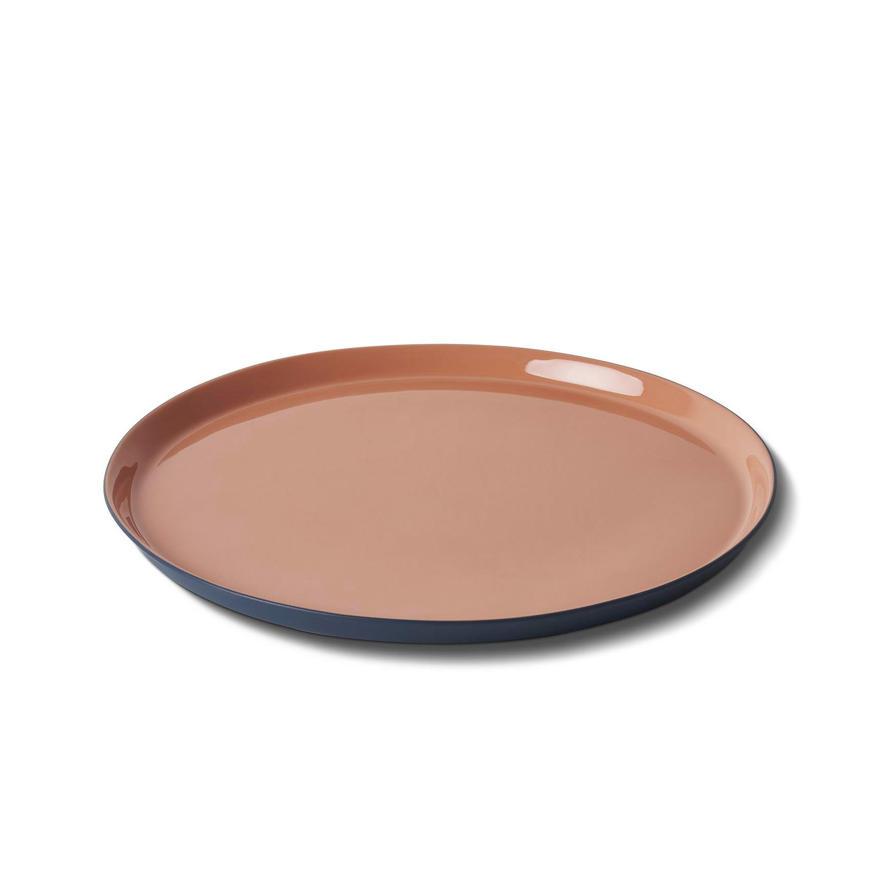 Runder Speiseteller Doppel Farbe