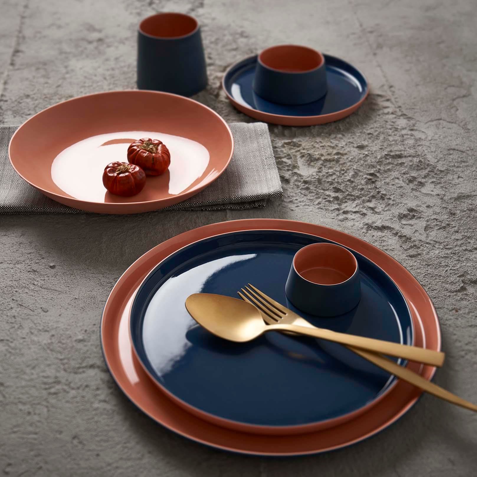 Round Dinner Plate Double Colour