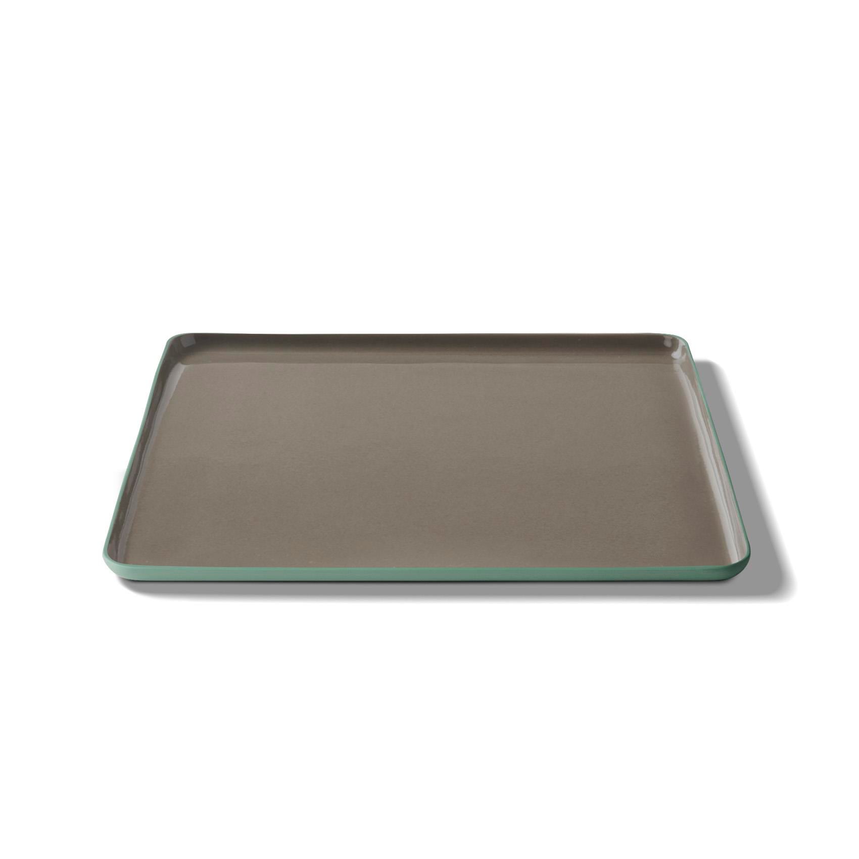Square Serving Plate Double Colour