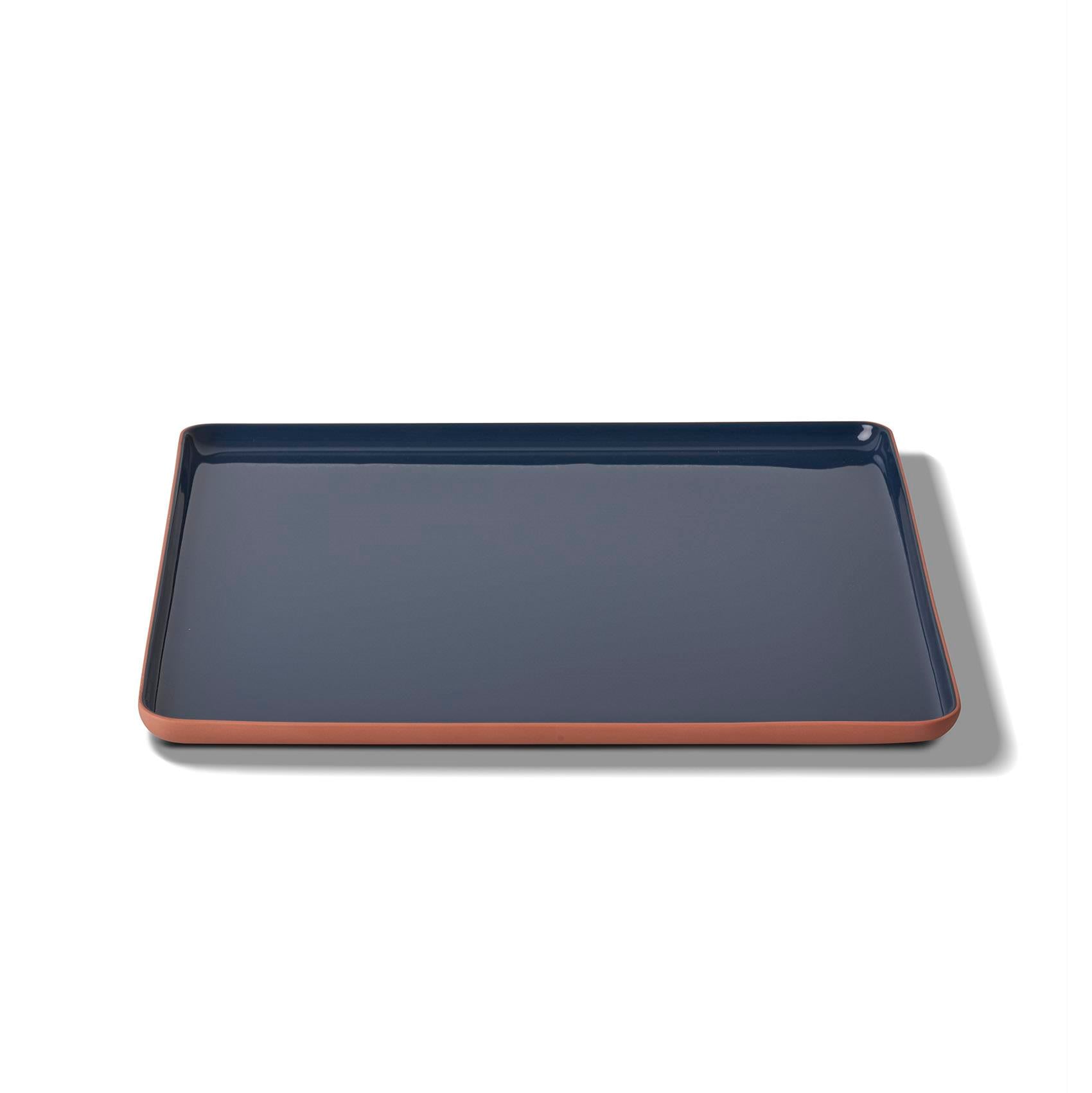 Square Serving Plate Double Colour