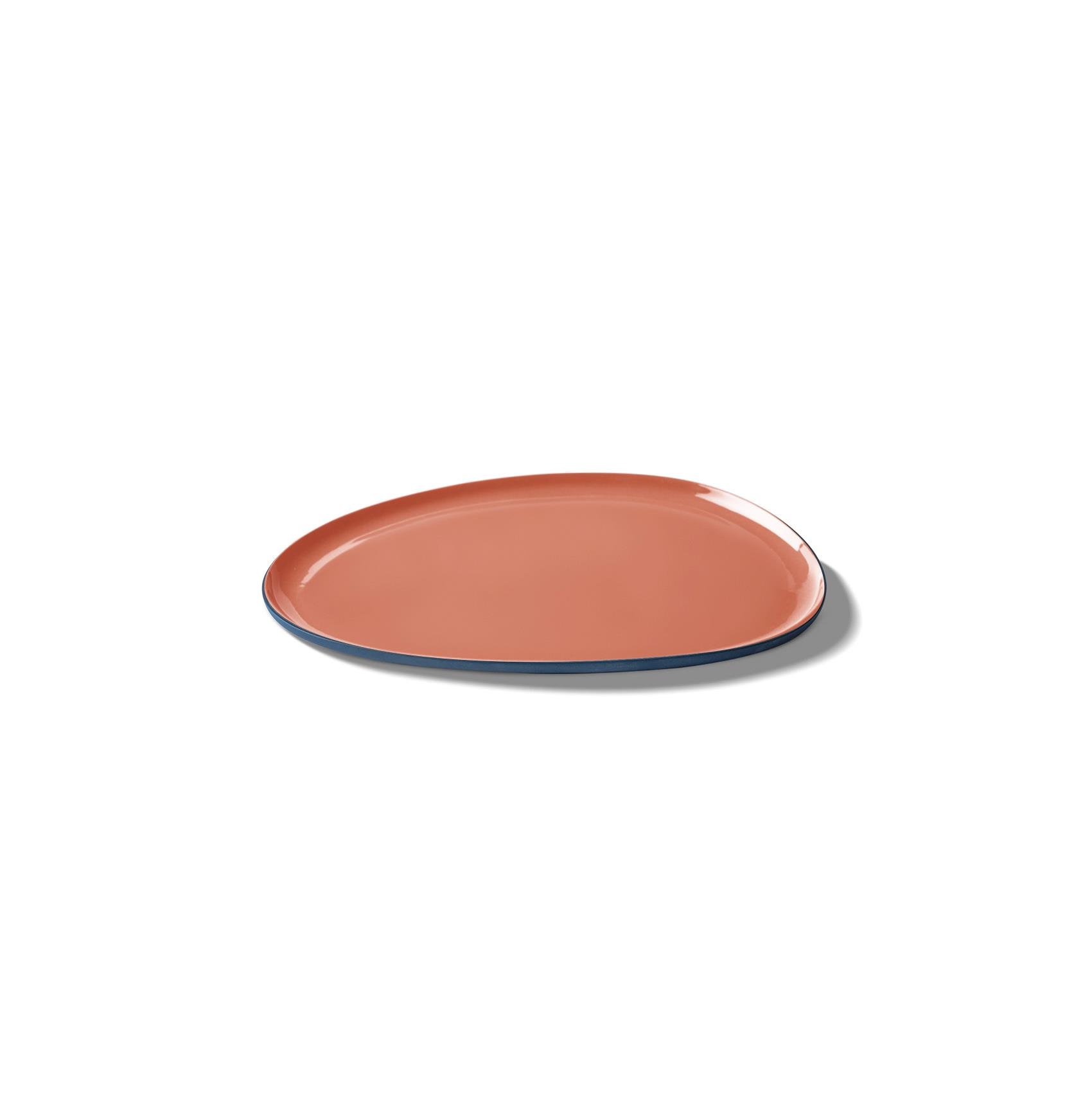Amorf Pasta Plate Dual Color Aqua & Rock