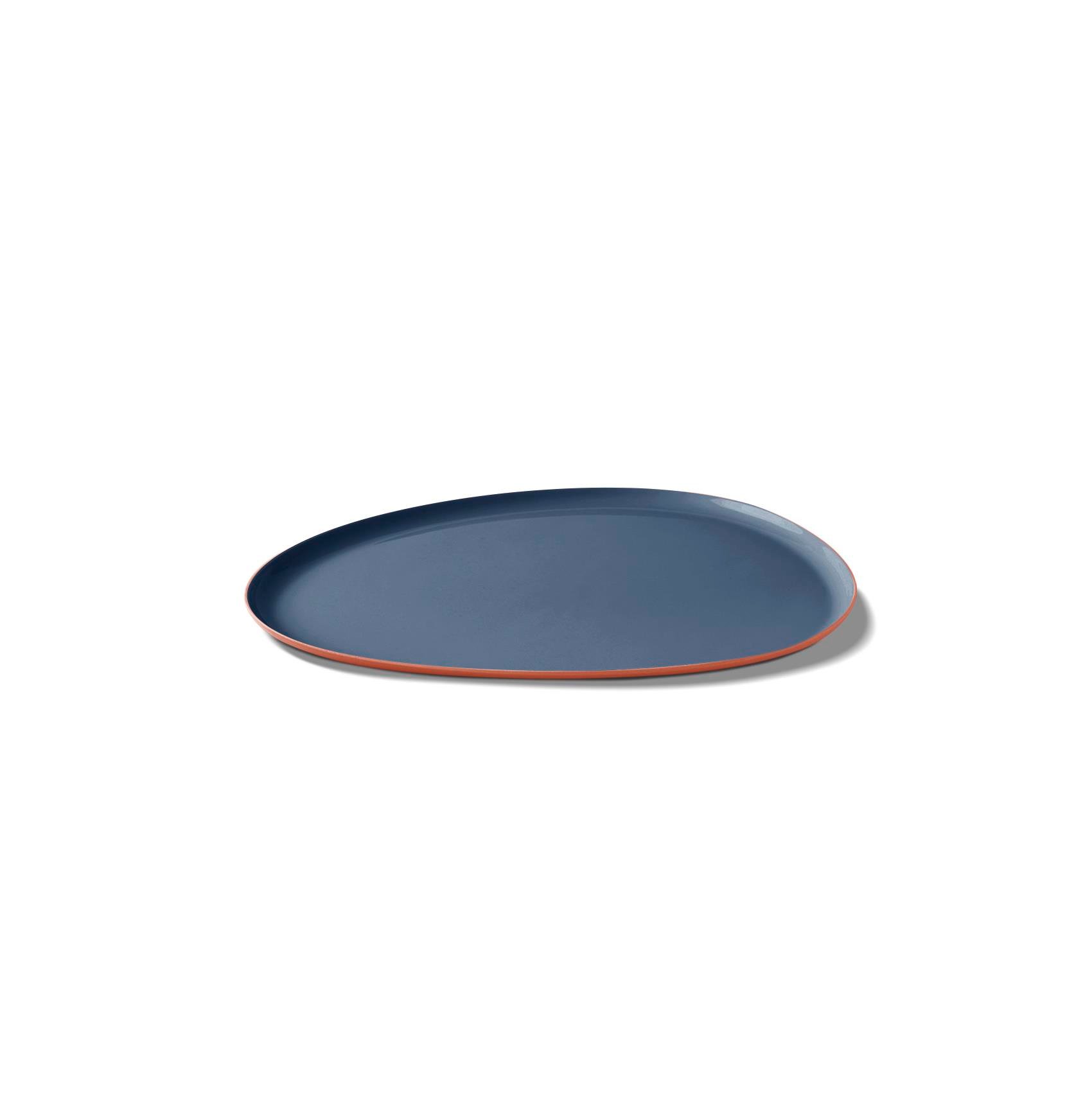 Amorf Pasta Plate Dual Color Aqua & Rock