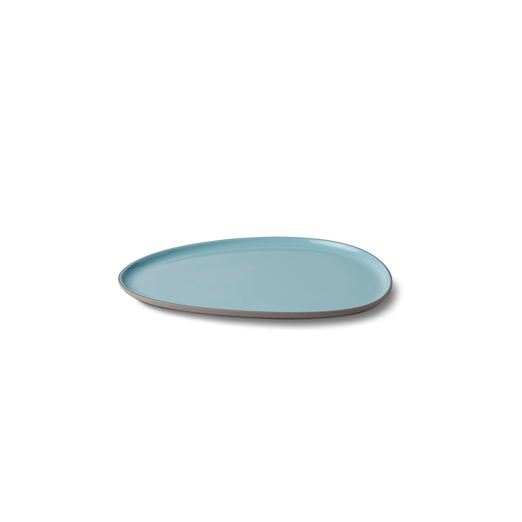 Amorf Pasta Plate Dual Color Aqua & Rock
