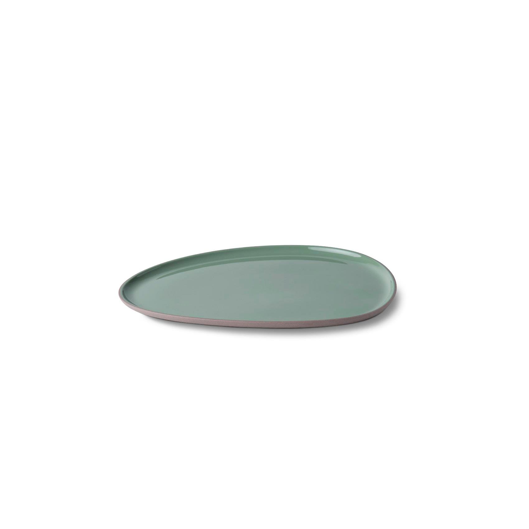 Amorf Pasta Plate Dual Color Aqua & Rock