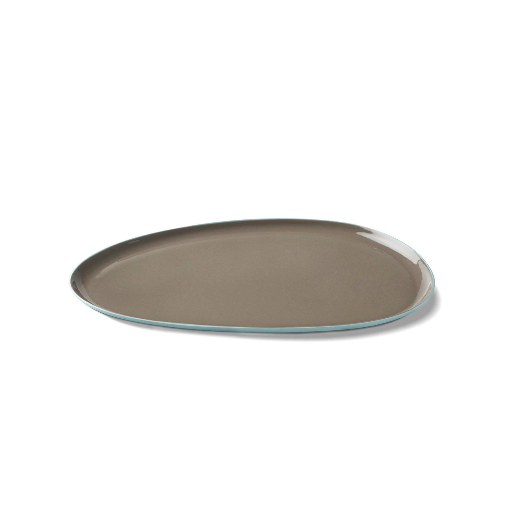 Stein Vorspeiseplatte Doppelfarbe Aqua & Fels