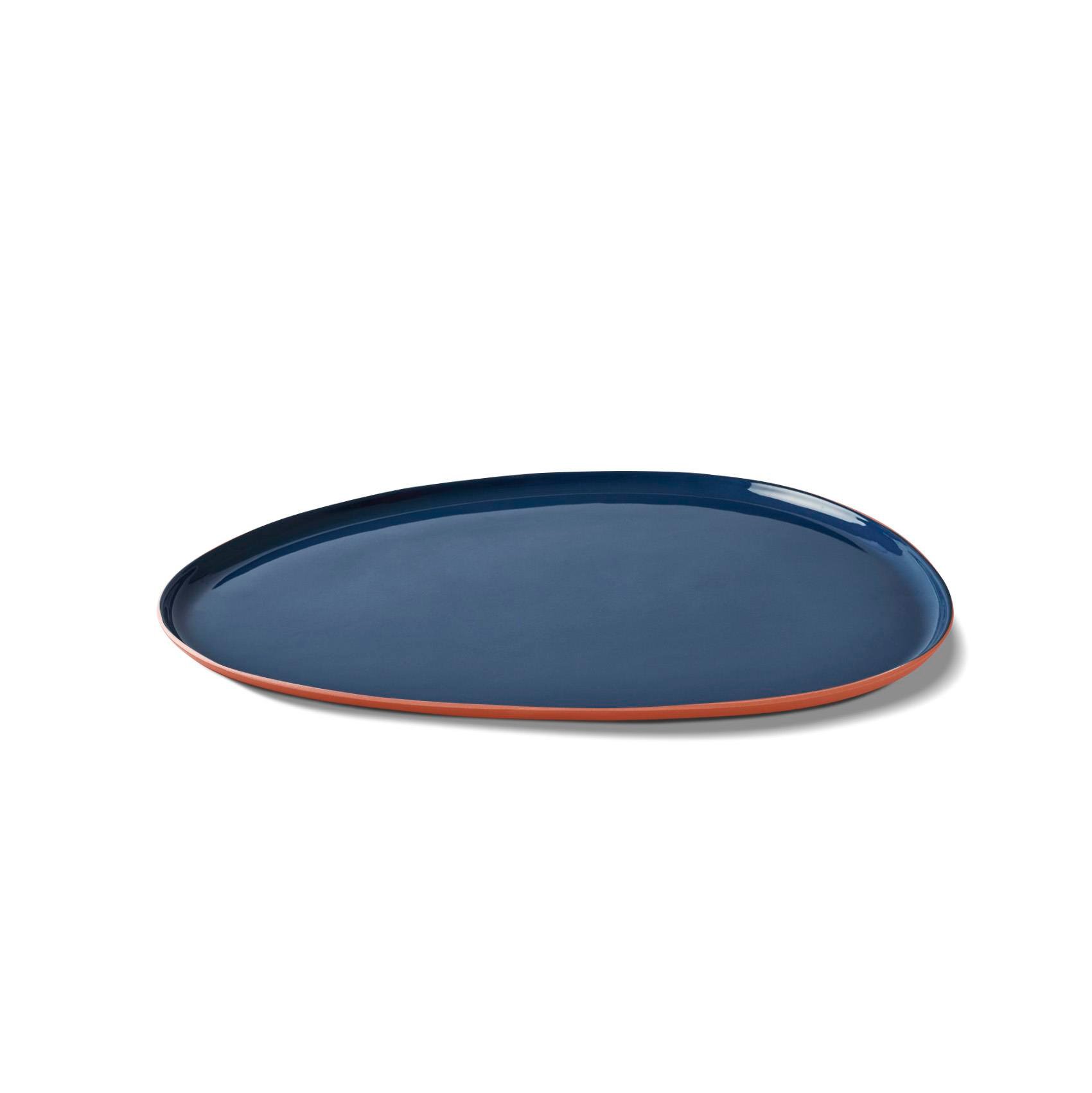Stone Starter Plate Double Colour Aqua & Rock