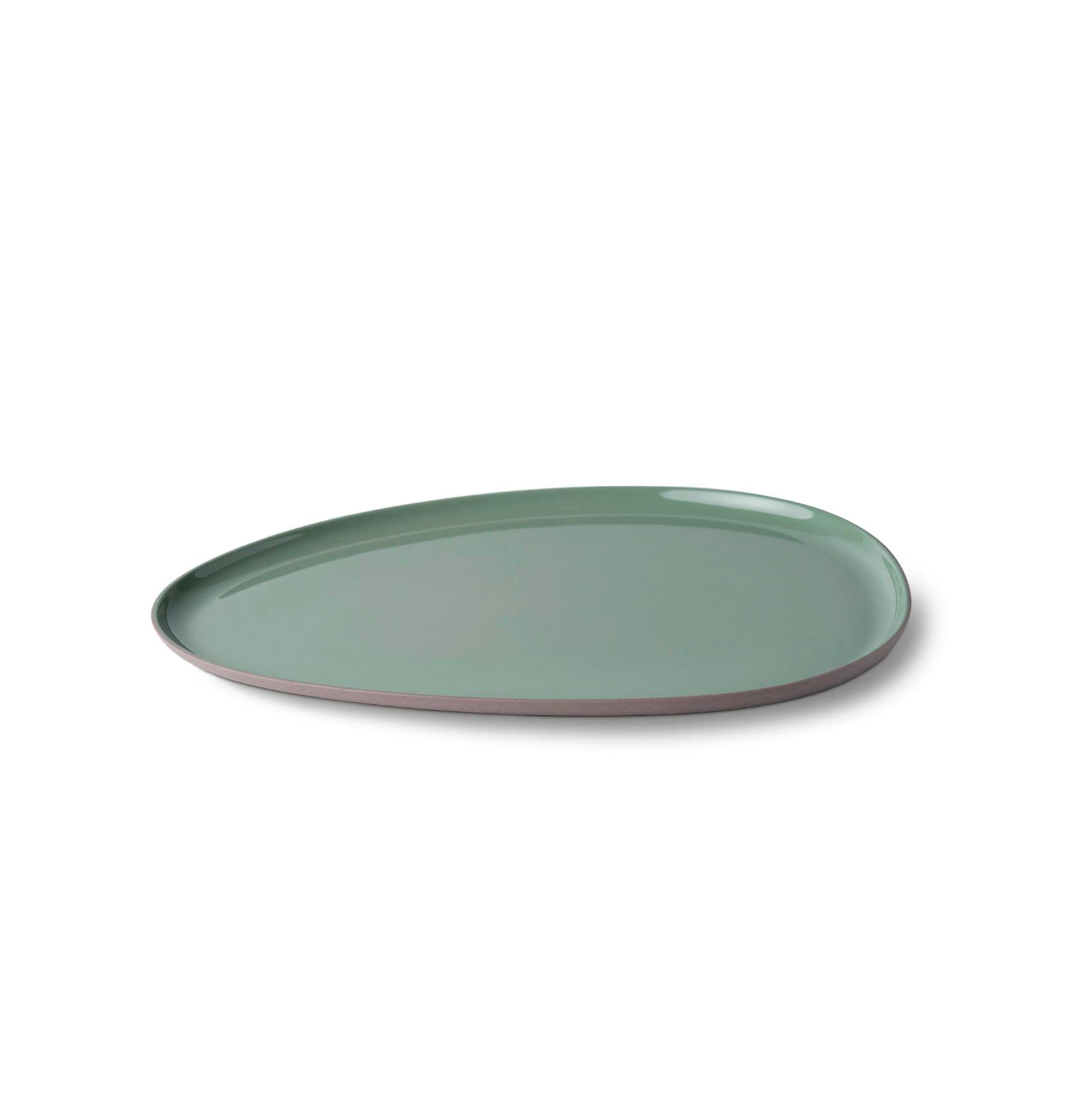 Stone Starter Plate Double Colour Aqua & Rock