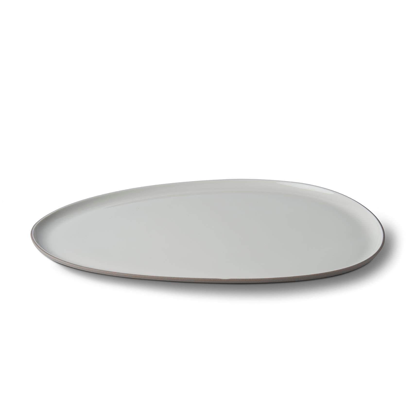Stone Dinner Plate Double Colour Ocean & Coral