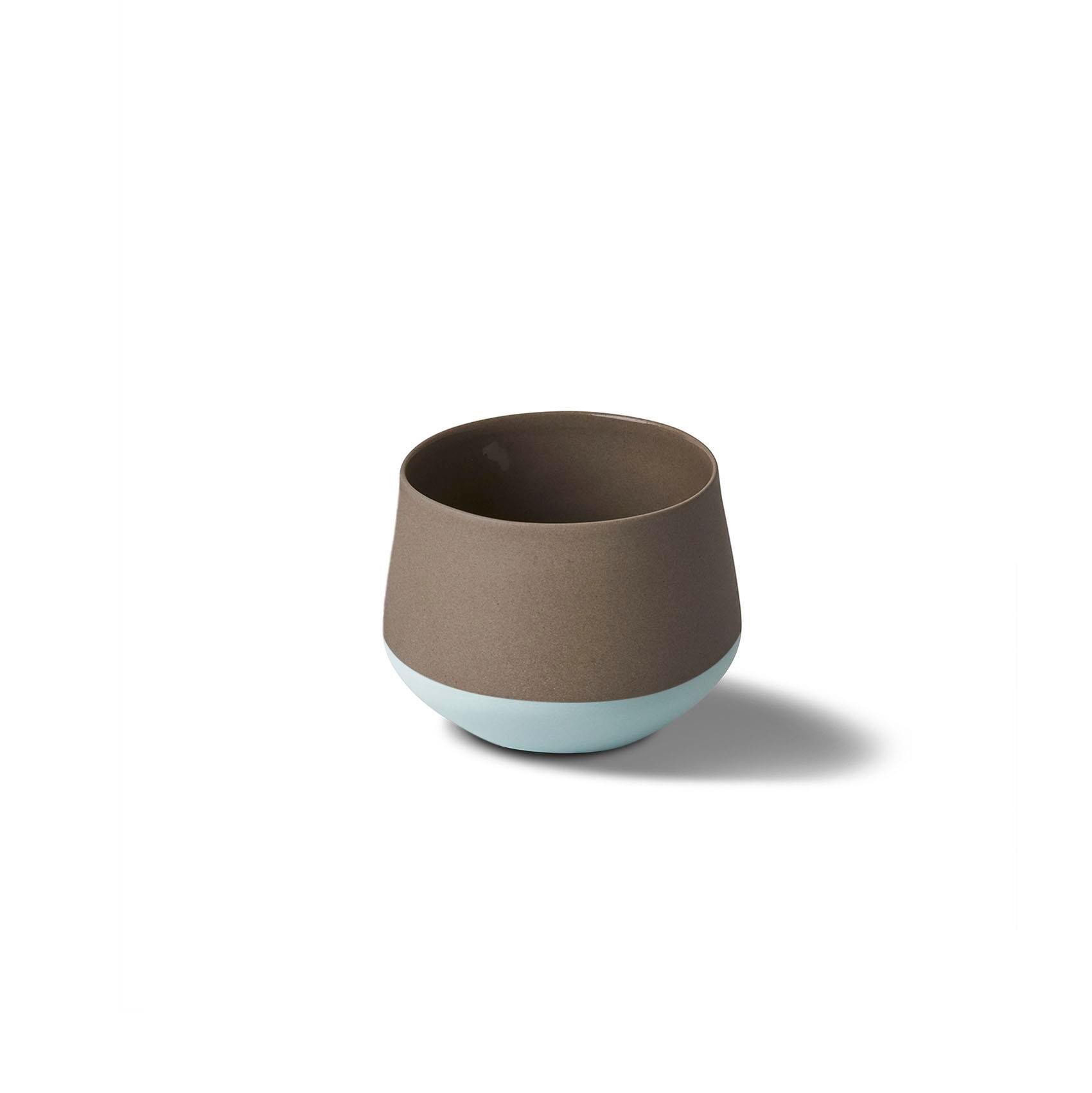 Tasse Espresso Sans Anse Tube Ivoire Double Couleur
