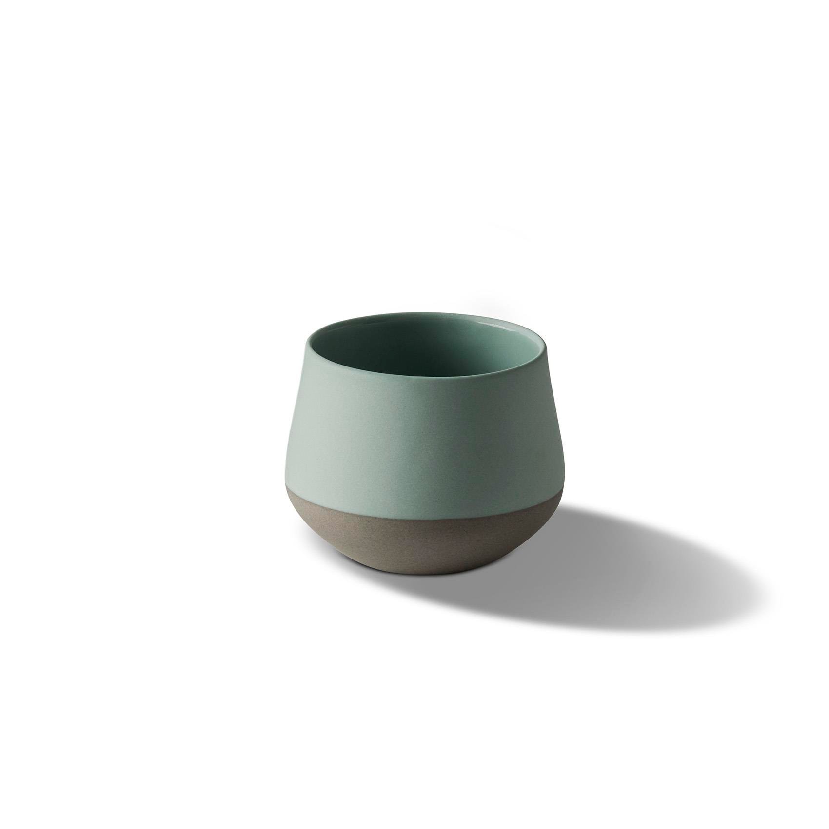 Tube Ivory Handleless Espresso Cup Double Colour