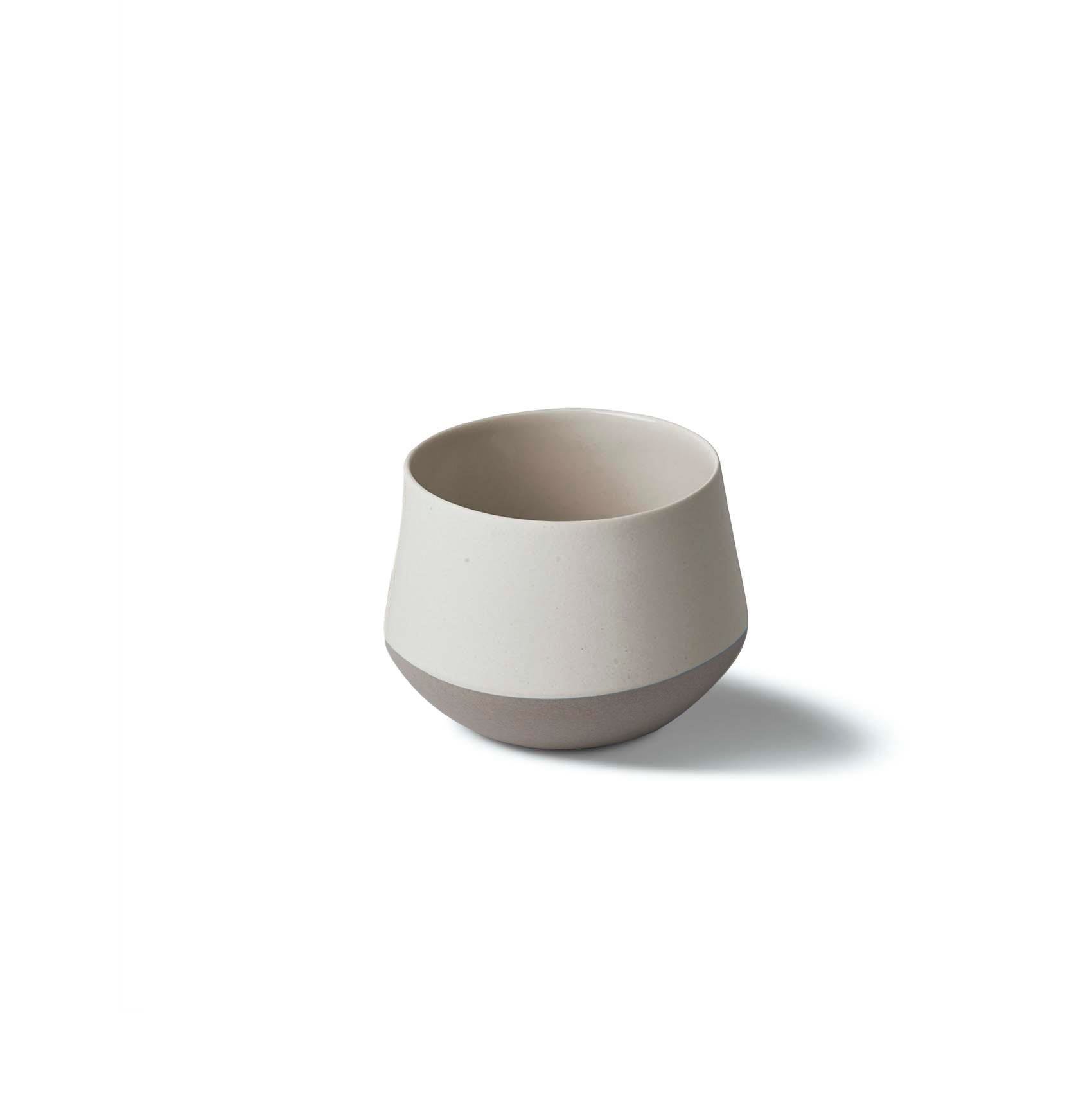 Tube Ivory Handleless Espresso Cup Double Colour