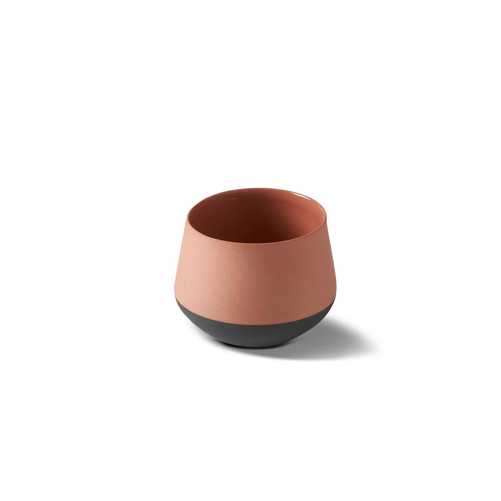 Tube Ivory Handleless Espresso Cup Double Colour