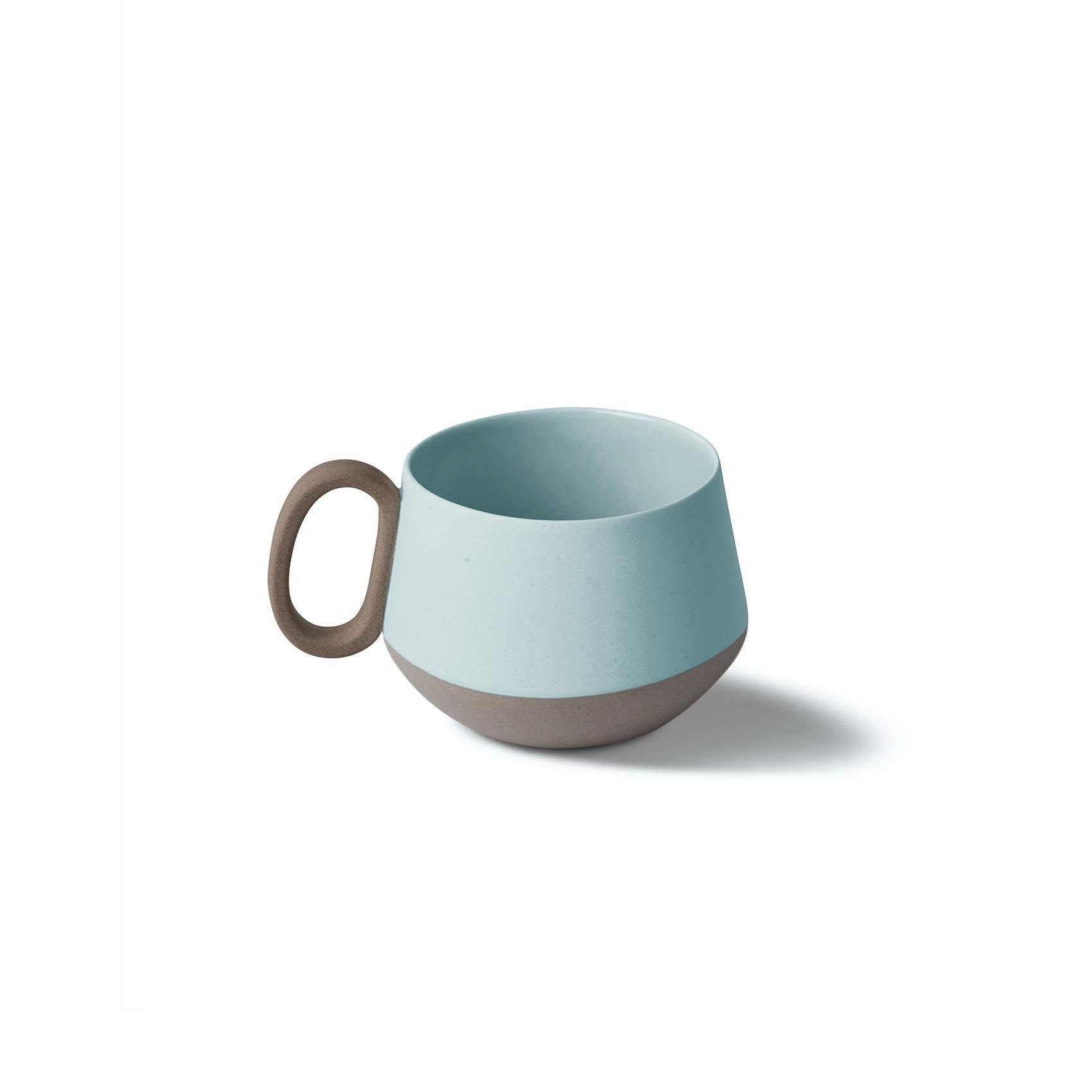 Tube Espresso Cup Double Colour Ivory & Black