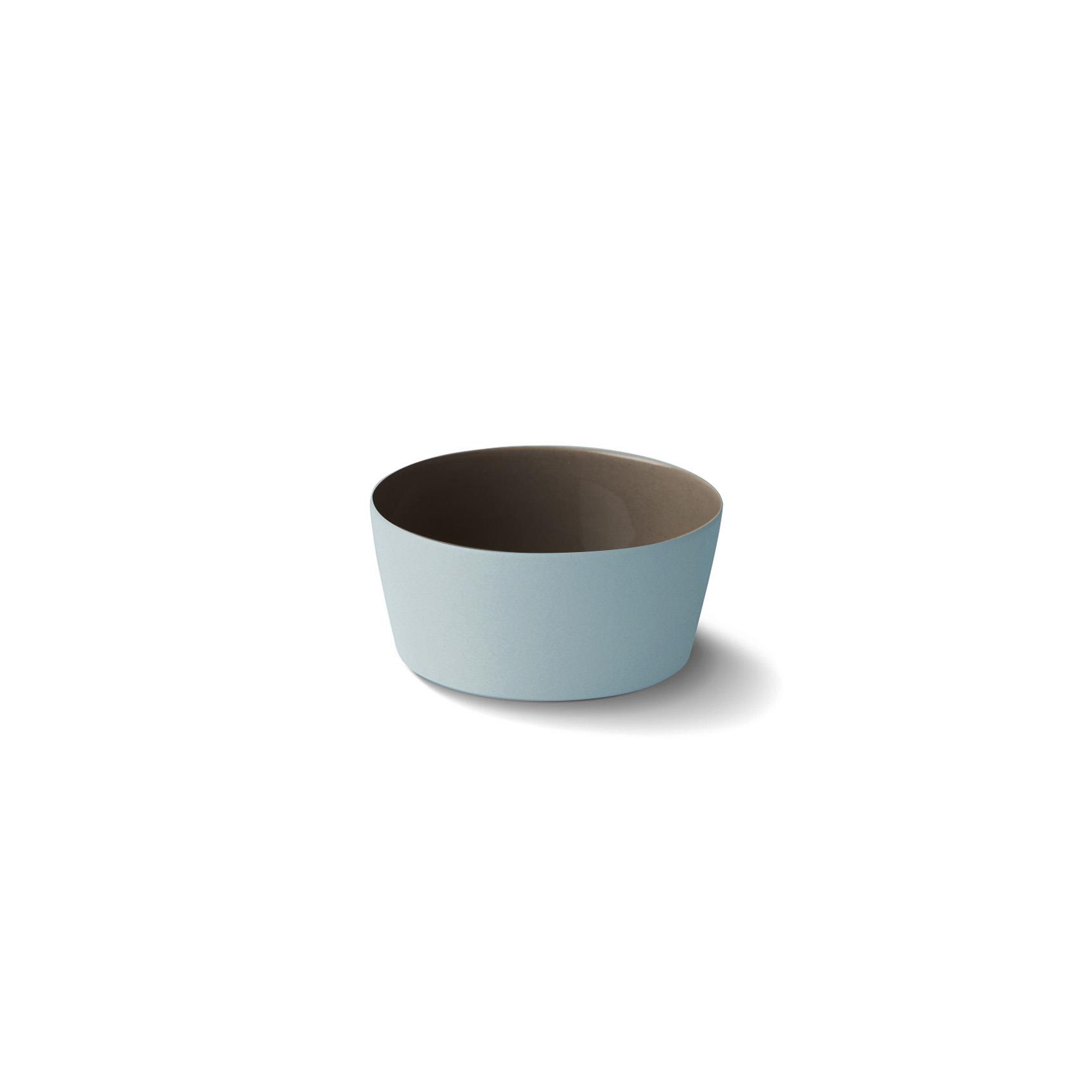 Bol Petit Large Conique Tube Double Couleur Ivoire