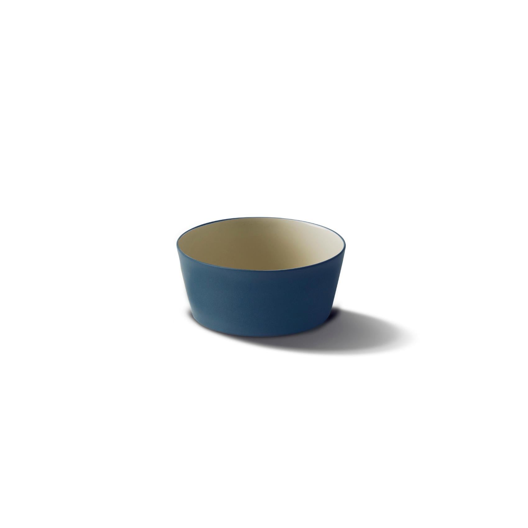 Tube Conic Wide Small Bowl Double Colour Ivory