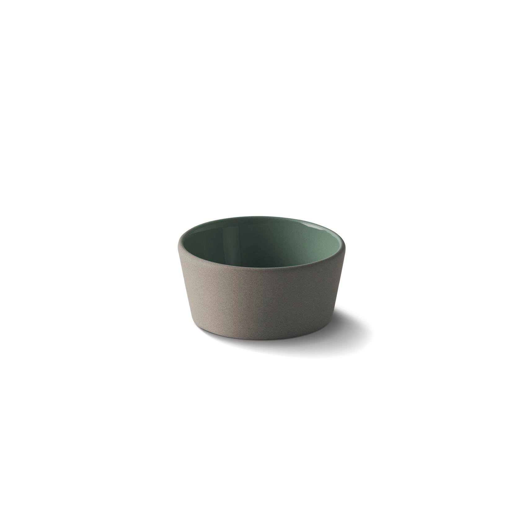 Tube Conic Wide Small Bowl Double Colour Ivory