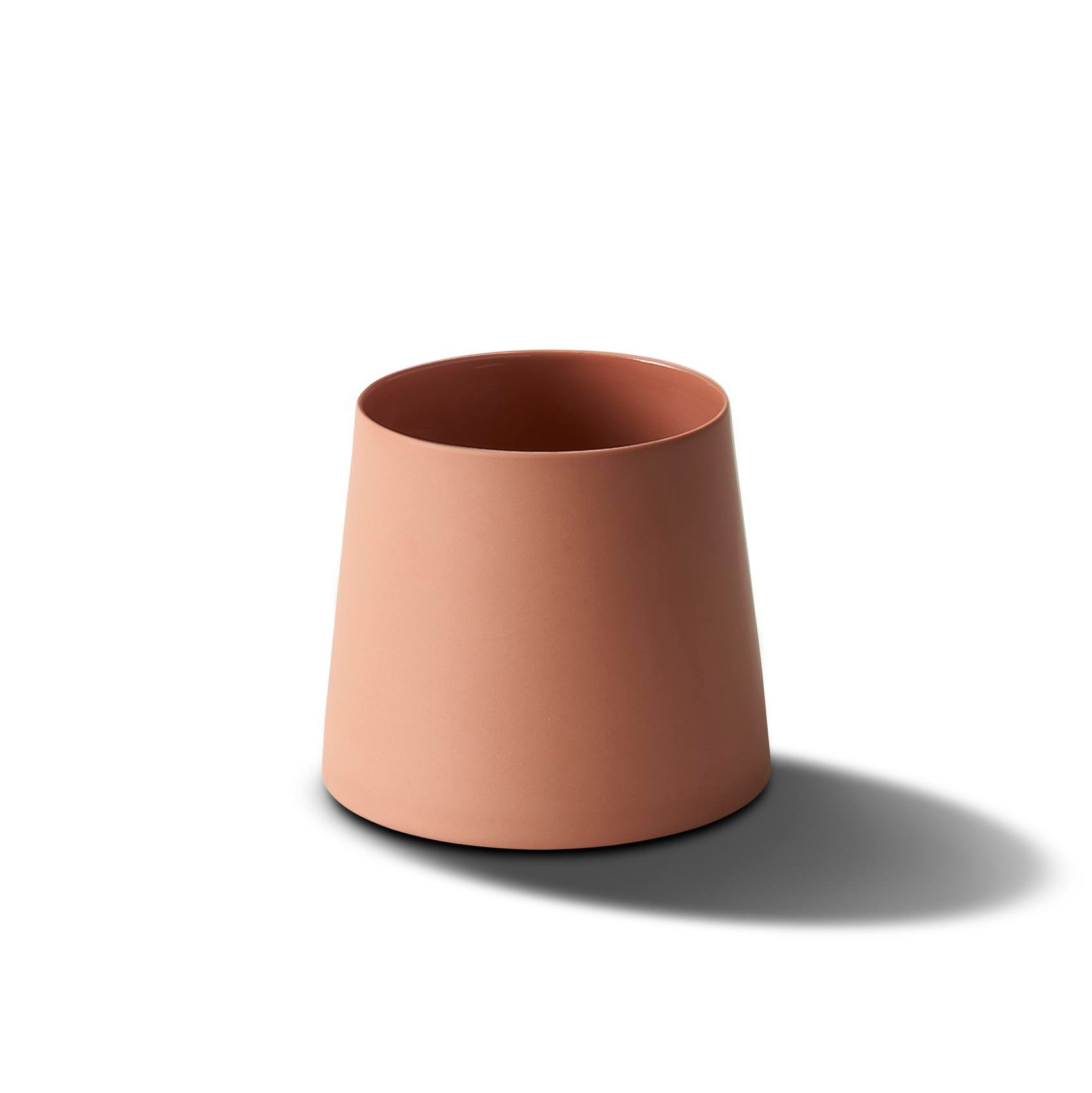 Tube Conic Narrow Water Cup Single Colour Ivory