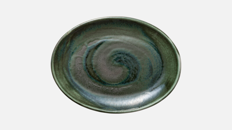 Plat ovale coupe