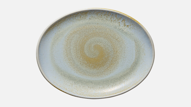 Platter oval coupe