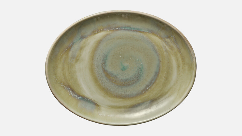 Platter oval coupe