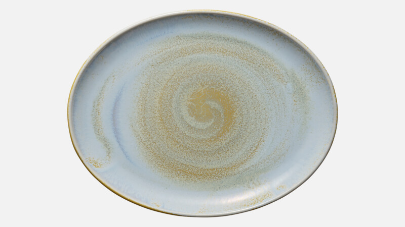 Plat ovale coupe