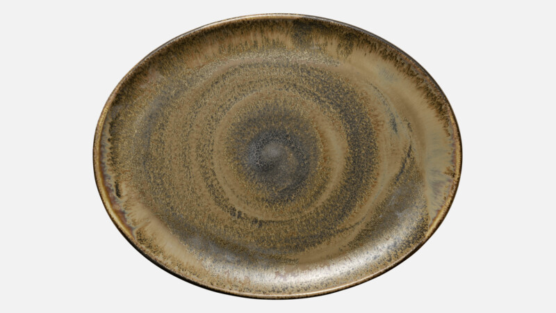 Plat ovale coupe
