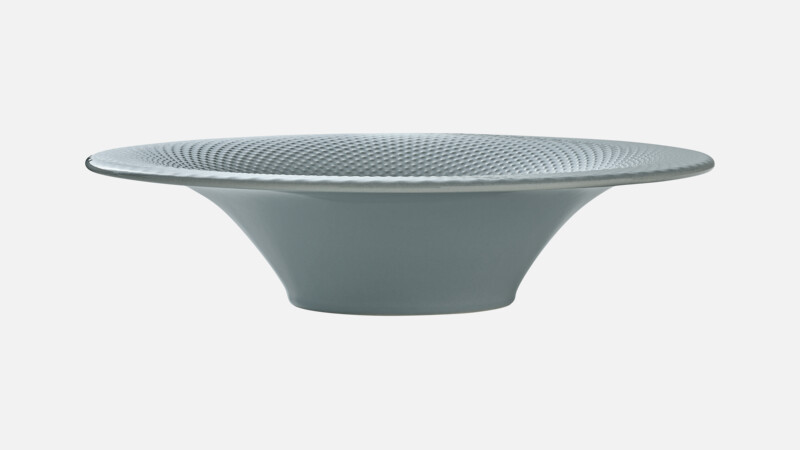 Plate deep round coupe embossed 27 cm