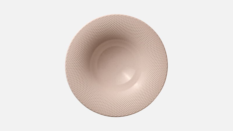 Plate deep round coupe embossed 27 cm